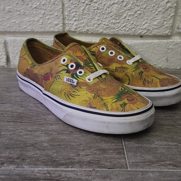 Vans x Vincent Van Gogh Authentic in Sunflowers & True White - Picture 5 of 9